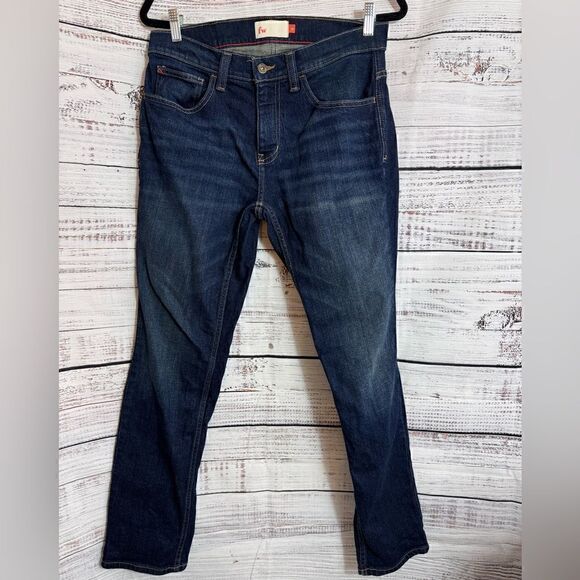 Free world jeans Mens size 30 Night train Regular Fit Cotton blend Navy Blue - Picture 1 of 13